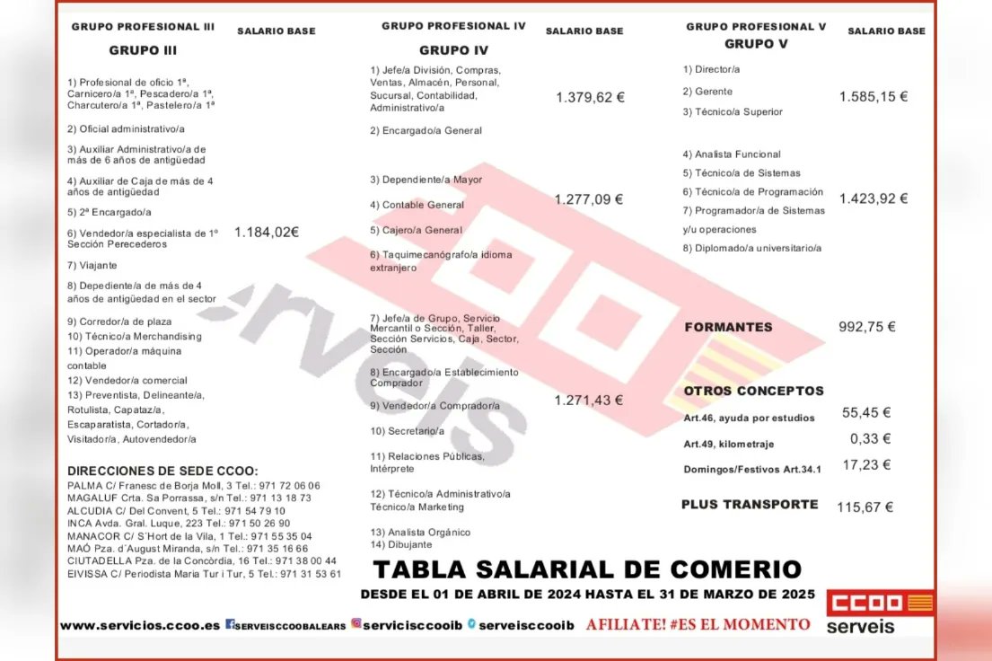 Federación de Servicios de CCOO de Illes Balears tweet media