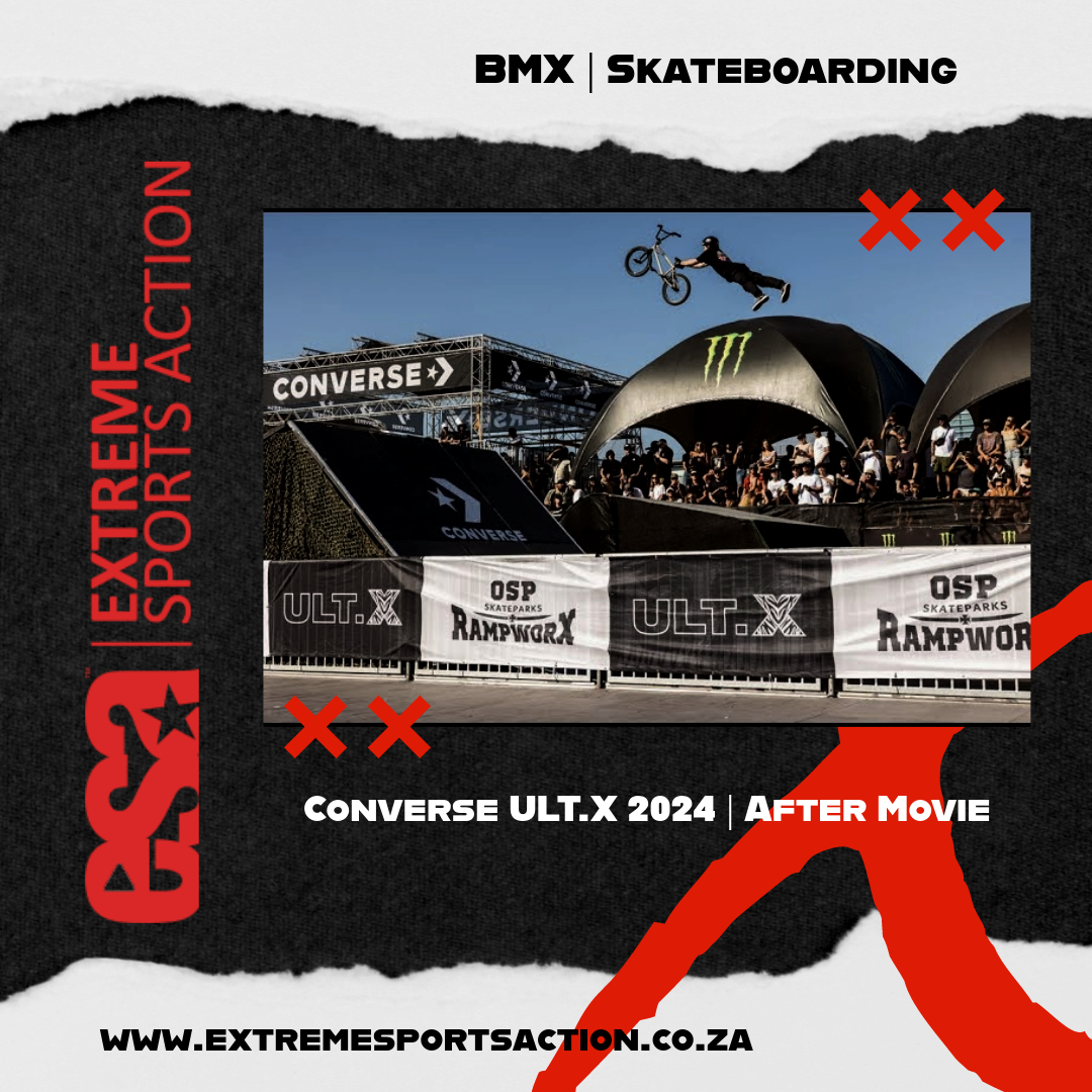 Visit #ESA with the link below to watch <a href="/Converse/">Converse</a>  <a href="/Ultimate_X_/">ULTX.Africa</a> 2024 | After Movie. #BMX #Skateboarding extremesportsaction.co.za/2024/03/20/con…