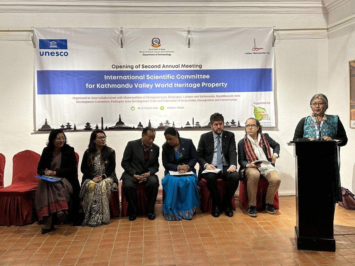 2nd annual International Scientific Committee (ISC) meeting for #Kathmandu valley #WorldHeritage property commenced today. 👉ISC provides support in protecting the valley’s World Heritage Property engaging authorities, municipalities, site managers & community partnerships.