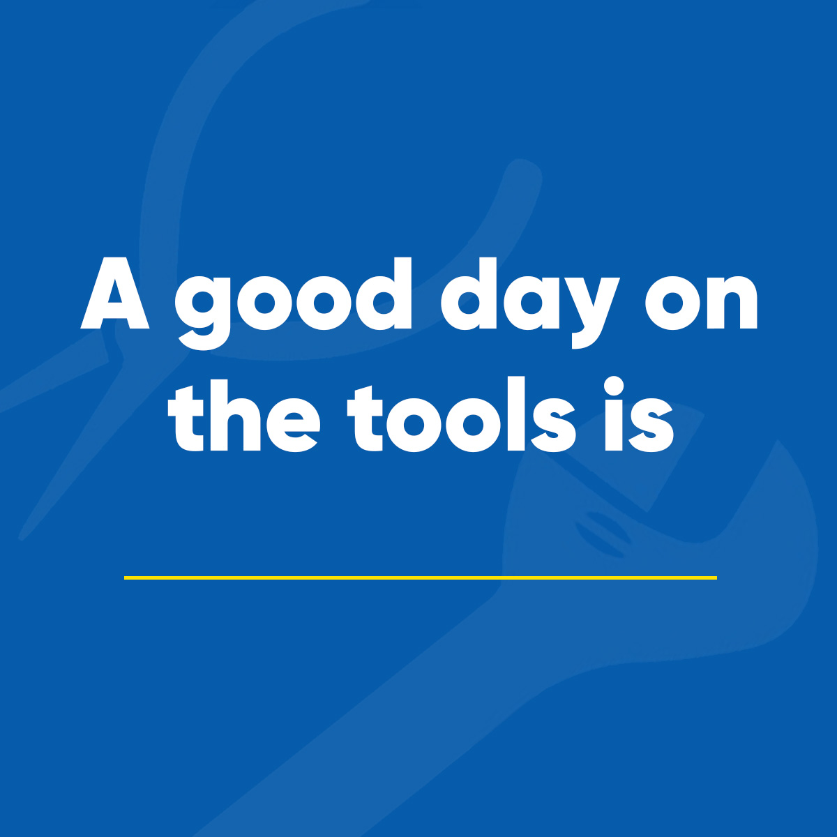 What's been your best day on the tools? 🤩 #internationalhappinessday