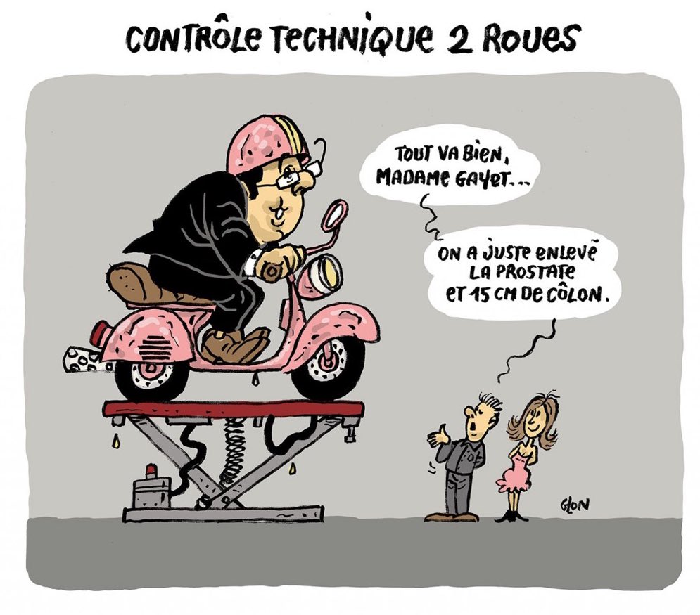bembelly's tweet photo. Hi @Prefet63 👋 Ça va pas la tête de vous moquer gratuitement de @FHollande ⁉️
📍En plus de voler un dessin en effaçant la signature son auteur #Glon, une honte! 😱 https://t.co/7L7NIODxCF