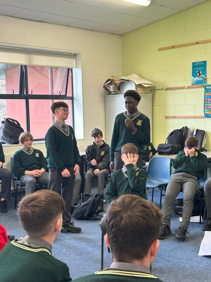 Our third year students had actress Alexandra Conlon present a workshop entitled 'Getting To Know Shakespeare', for a hands-on approach to the Junior Cert play The Merchant of Venice. as they prepare for their English paper in June. The initiative was funded by JCSP