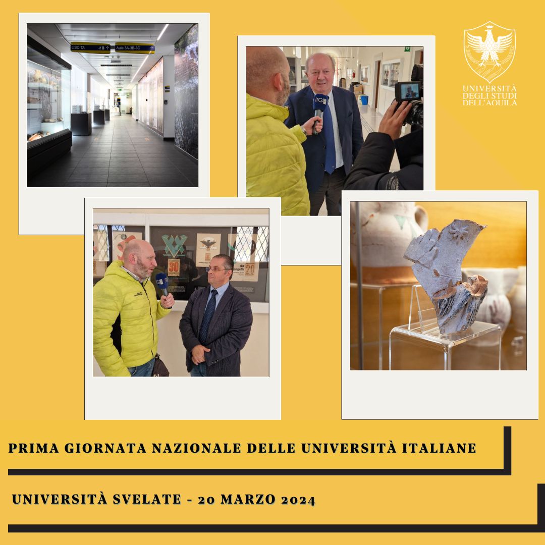 Messaggio @Quirinale per #Universitàsvelate “Svelare le Università significa mettere in rilievo il ruolo cruciale svolto dagli Atenei nella formazione culturale dei giovani e, dunque, nello sviluppo della Repubblica... Significa saper guardare al futuro.' univaq.it/news_home.php?…