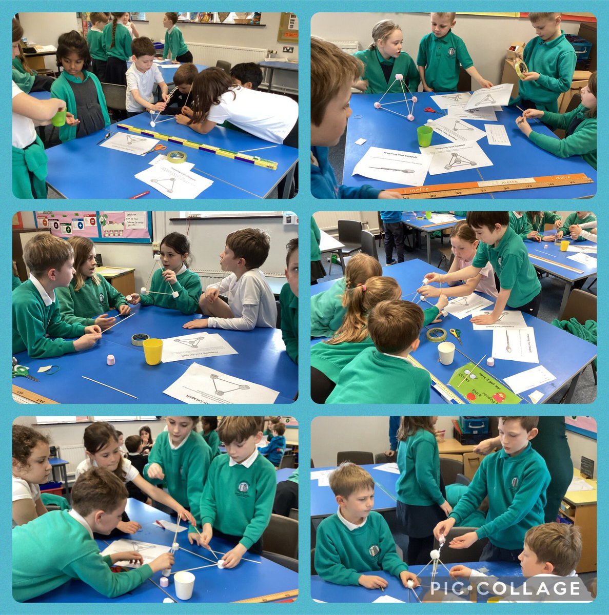 Year 3 have shown that they are ambitious, capable learners and have constructed marshmallow catapults. They discussed how to make sure it was kept a fair test and measured the distance of the payload. We also spoke about which forces would also affect the distance.