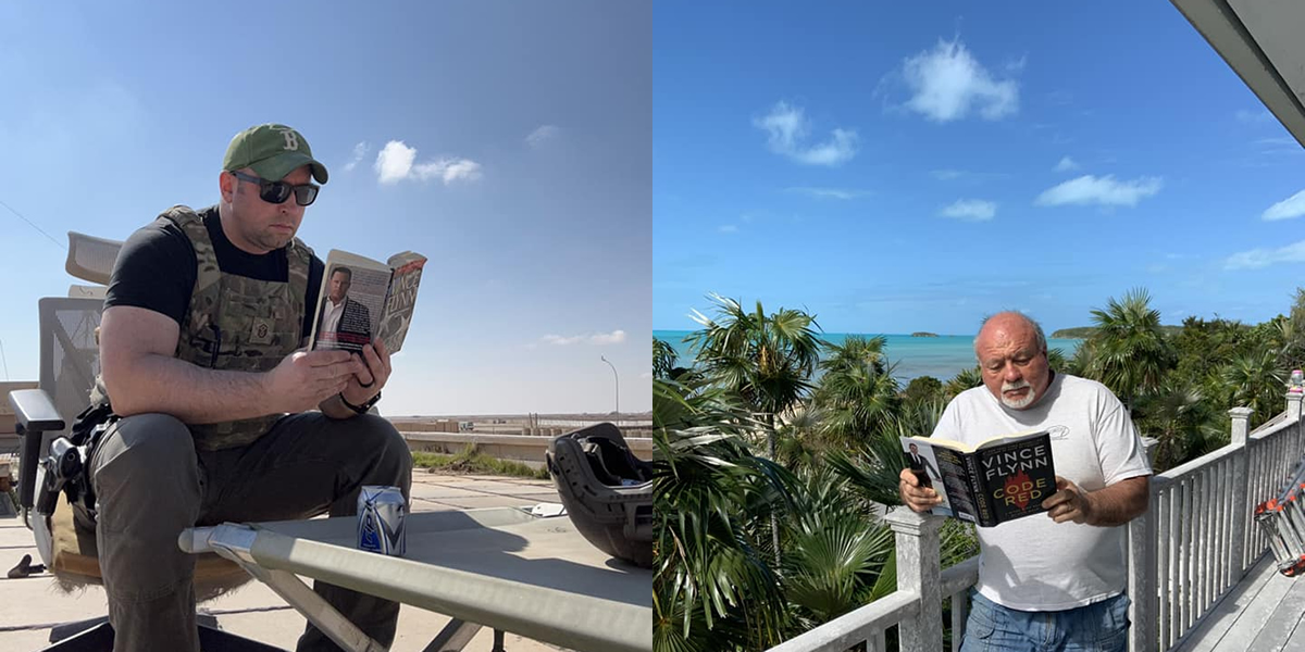 We’d love to see pics of you reading Mitch Rapp! Reply with your photo and it might be featured on the site/our social channels. View more fan photos: vinceflynn.com/where-reading-… Preorder CAPTURE OR KILL (Mitch Rapp #23 - pub. 9.3.24) by @bentleydonb: vinceflynn.com/caputreorkill