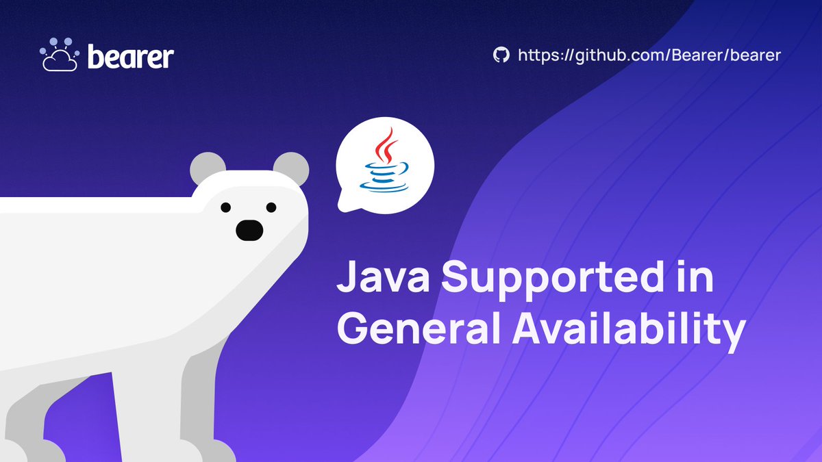 Bearer now supports #Java in General Availability! Dive into 77 rules for enhanced security. Explore our free &amp; open project: github.com/Bearer/bearer

#Security #OWASP #SAST