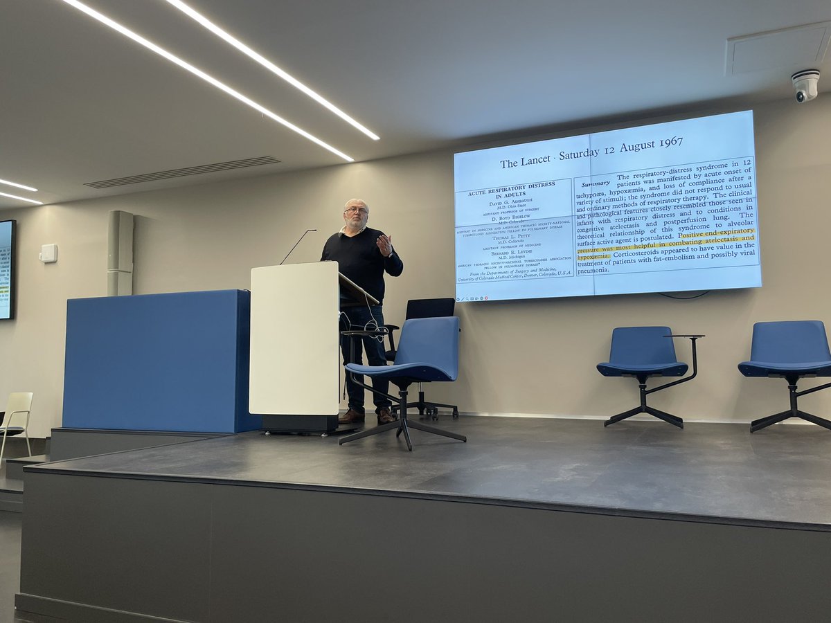 Le service de réanimation du <a href="/CHLeMans/">Centre Hospitalier du Mans</a> est heureux d’accueillir aujourd’hui le Pr <a href="/AlainMercat/">Mercat Alain</a> pour cette session exceptionnelle des experts #MIR. Une histoire de la médecine intensive à travers la ventilation du SDRA. <a href="/cguitton44/">GUITTON Christophe</a> <a href="/LandaisMickael/">landais mickael</a> <a href="/ChudeauN/">Chudeau Nicolas</a>