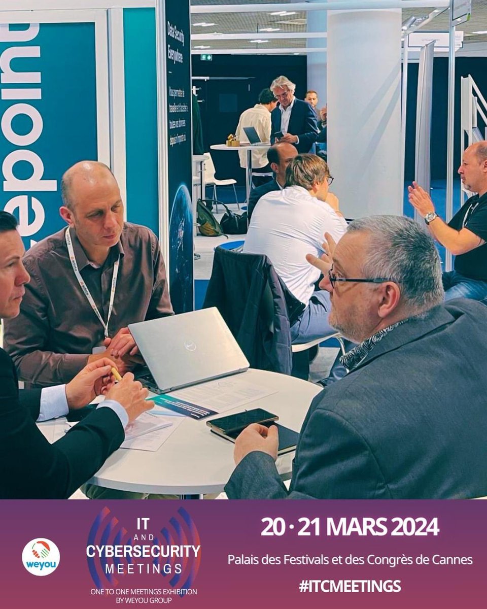 Ouverture du salon #ITCMeetings au <a href="/CannesPalais/">Palais des Festivals</a> en ce premier jour de printemps 👋

Les #réseaux, le #cloud, la #mobilité et la #cybersécurité, tous les professionnels du secteur sont présents.

Rejoignez-nous jusqu’à demain, badge d'accès gratuit → lnkd.in/ekN2u-ud