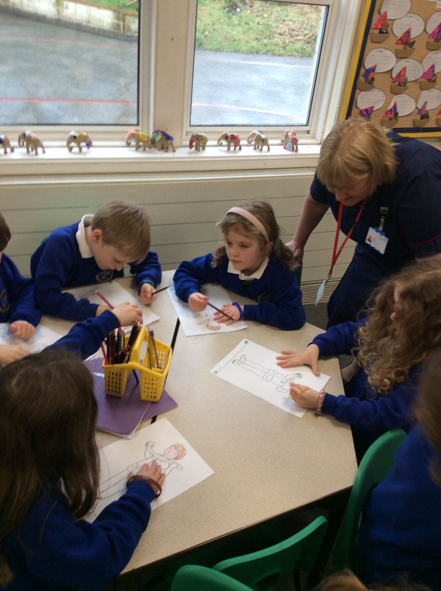 Today Nurse Julie visited Class Brook as part of our Careers Week. She told us all about what it is like to work as a Nurse and showed us her Doll Nurse, Florence, who is named after Florence Nightingale. We looked at her badges and her special watches. Thank You for visiting us