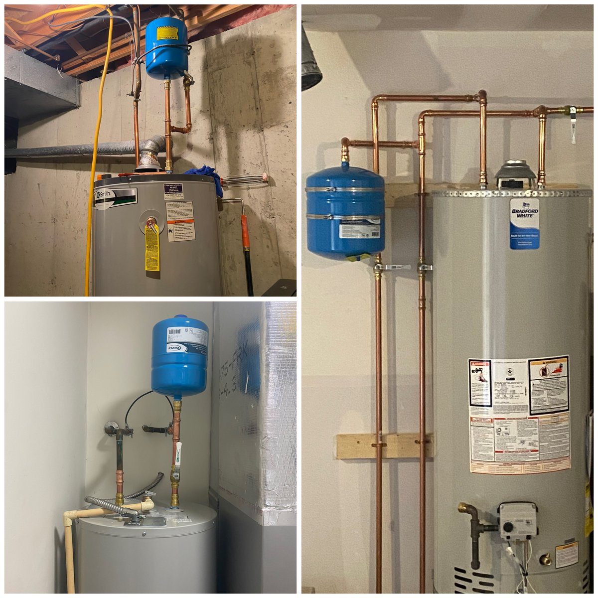Call317Plumber's tweet image. Tip of the week!
The Indiana Plumbing Code requires that homes allow for thermal expansion in their water systems. Expansion tanks are required by code in all new water heater installations in closed systems. #tipoftheweek #Plumber #Plumbingcode
