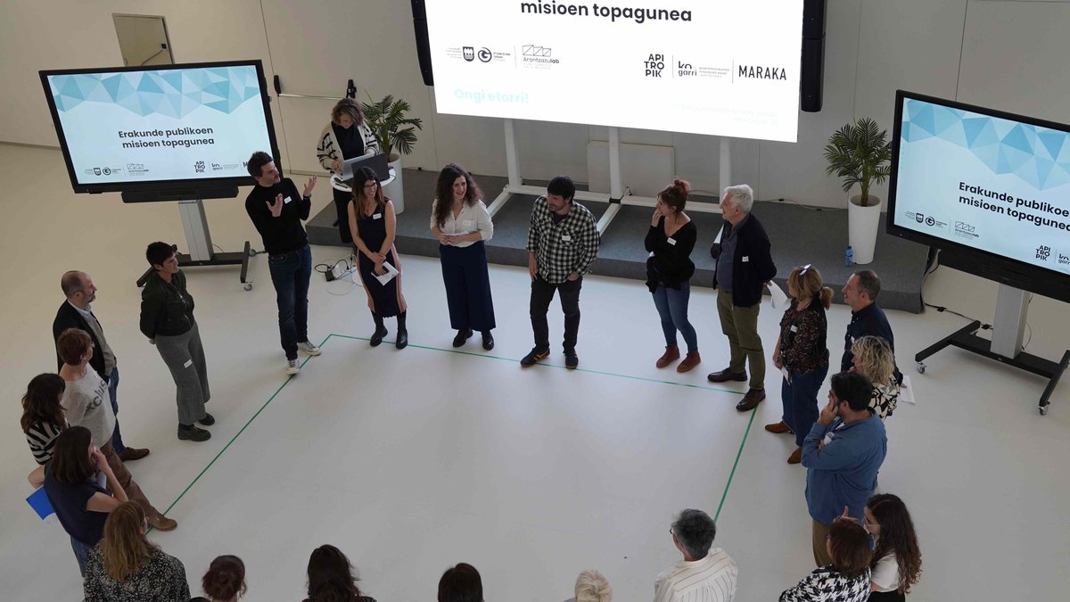 Arantzazulab (@arantzazulab) on Twitter photo 🚀Hemos puesto en marcha el Espacio de Encuentro de Misiones de las Instituciones Públicas para generar conocimiento en este enfoque de innovación para dar respuesta a retos sistémicos y complejos.
👥Tuvimos el 1er encuentro en <a href="/arantzazulab/">Arantzazulab</a>, los detalles🔗labur.eus/IU2do 🚀Hemos puesto en marcha el Espacio de Encuentro de Misiones de las Instituciones Públicas para generar conocimiento en este enfoque de innovación para dar respuesta a retos sistémicos y complejos.
👥Tuvimos el 1er encuentro en <a href="/arantzazulab/">Arantzazulab</a>, los detalles🔗labur.eus/IU2do