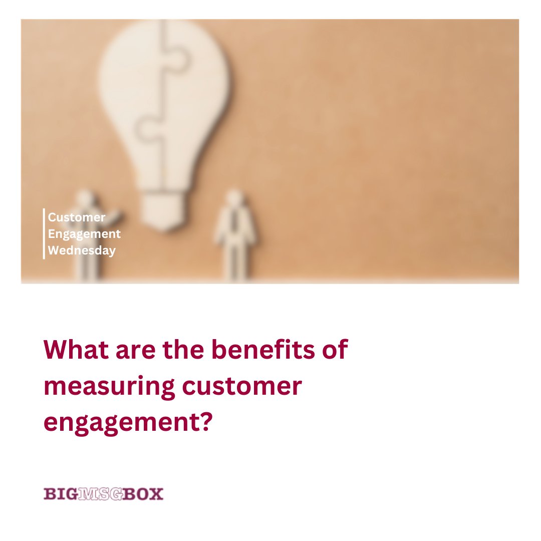 bigmsgbox's tweet image. #CustomerEngagementWednesday
💡 #CustomerEngagement metrics provide valuable insights into the performance of your marketing campaigns, allowing you to optimize for the best possible results.
🔗 More info in our latest blog; link below!
bigmsgbox.com/missed-opportu…
#BMB #CX