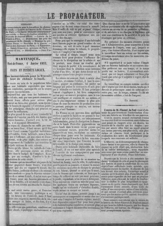 You can now access content published from 1855-1893 from Le Propagateur (Martinique) in @dLoCaribbean ufdc.ufl.edu/title-sets/AA0…