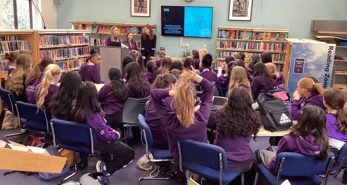 Putney High Library tweet media