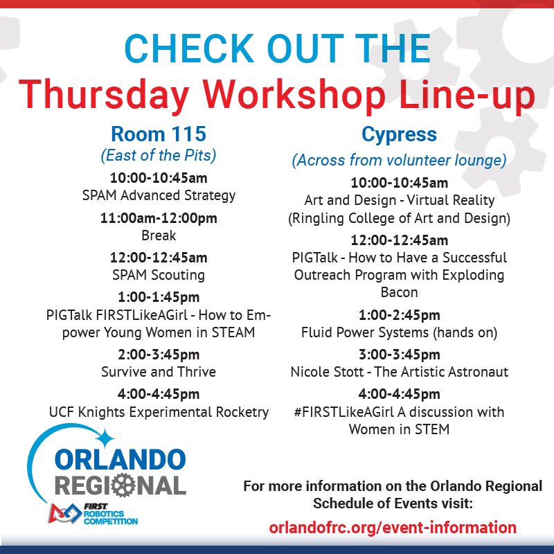 🤖 Exciting News! 🎉Join us at the First Robotics Orlando Regional Workshops! 🚀 Whether you're a seasoned pro or a curious beginner, there's something for everyone! #STEMeducation #OMGRobots #OrlandoFRC #FIRSTRobotics #FIRSTinFlorida #OrlandoSTEM #FIRSTinShow #Crescendo #STEAM