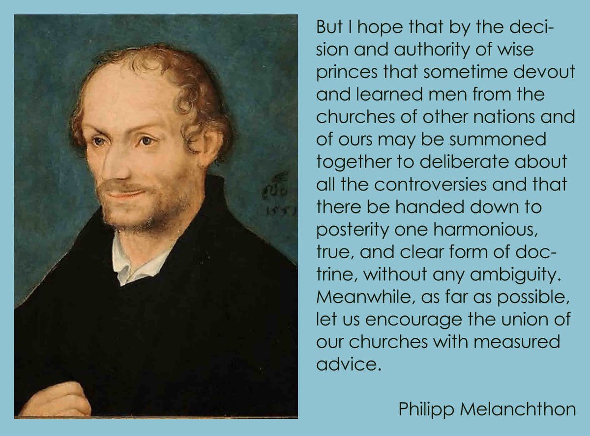 EdRudiger's tweet image. #PhilippMelanchthon #churchunity