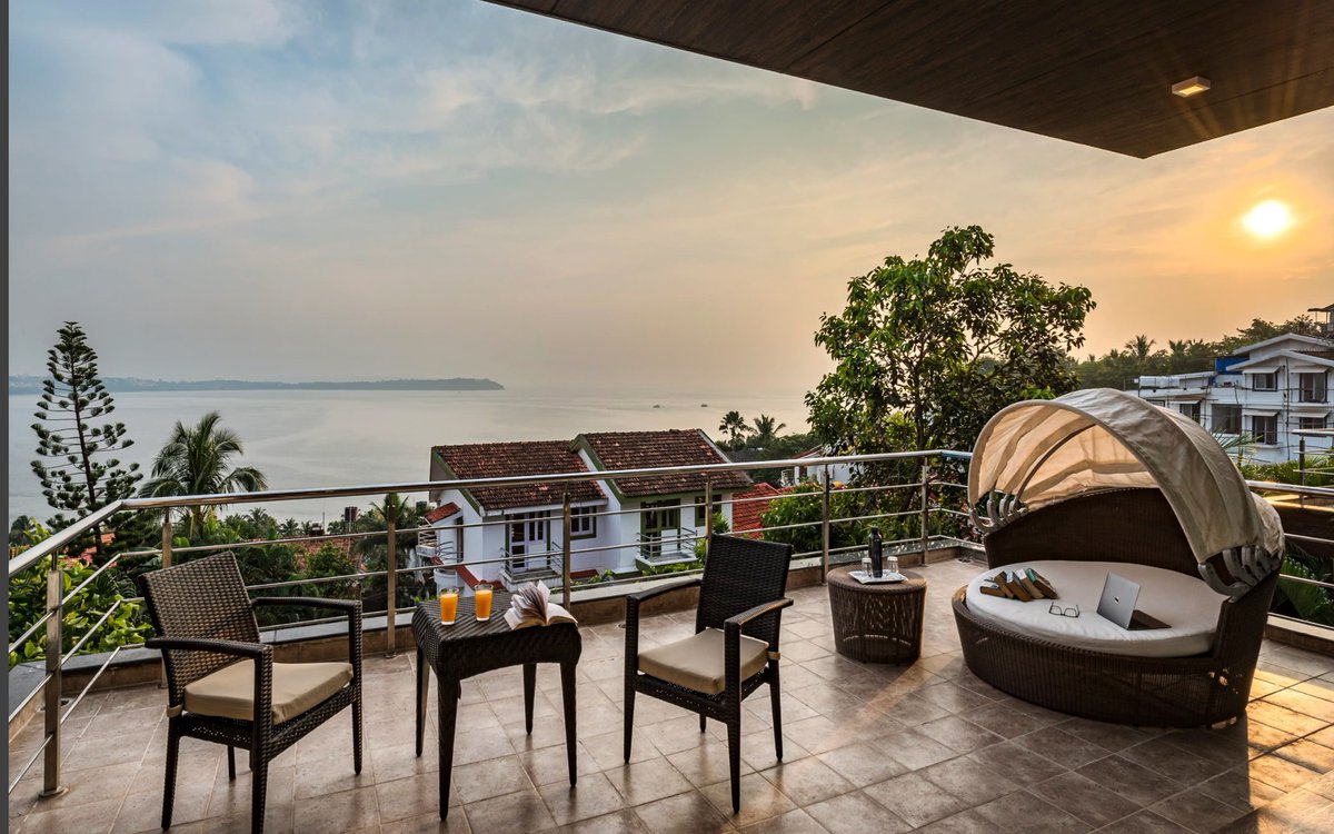 wake up with this amazing sea view 4bhk villa in North Goa 😍 Contact 7876136946
