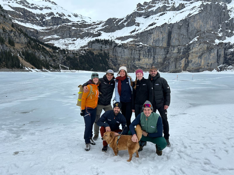 The first-ever VAW-GL PhD retreat was a success! The doctoral students spent a long weekend in Kandersteg enjoying time together in the snow & sun, having productive discussions about work-related topics, and playing a fun & informative round of PowerPoint karaoke! 🏔️❄️