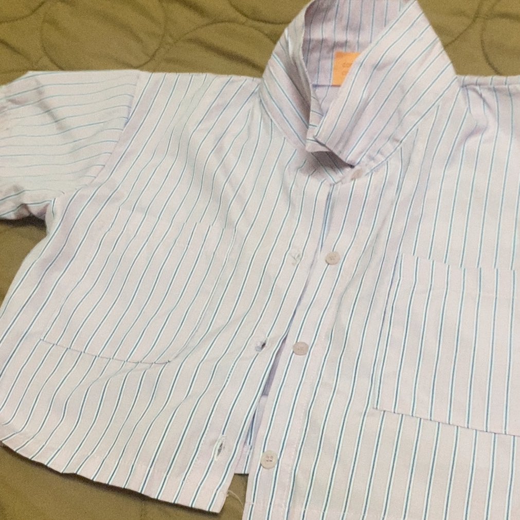 notfounddec's tweet image. ส่งต่อเชิ้ตครอป สีน่ารักมาก สีจริงภาพสอง
ไม่มีตำหนิ 90 free shipping 
#vghbkk #ส่งต่อเสื้อผ้ามือ2 #ส่งต่อเสื้อผ้ามือสอง #ส่งต่อvghbkk #ส่งต่อเสื้อผ้ามือสองราคาถูก #ส่งต่อvgh #ตามหาvgh #ส่งต่อuxryclub #ส่งต่อstylistshop