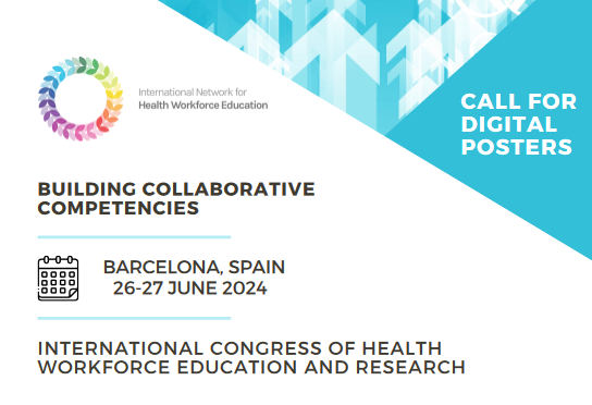 Call for Digital Posters at #INHWEBarcelona2024 Announcing a new call to create a dedicated area for #Digital Poster Presentations. We invite authors to participate by submitting abstracts on the Congress Theme or on any topic related to #MedEd & training inhwe.org/barcelona-2024