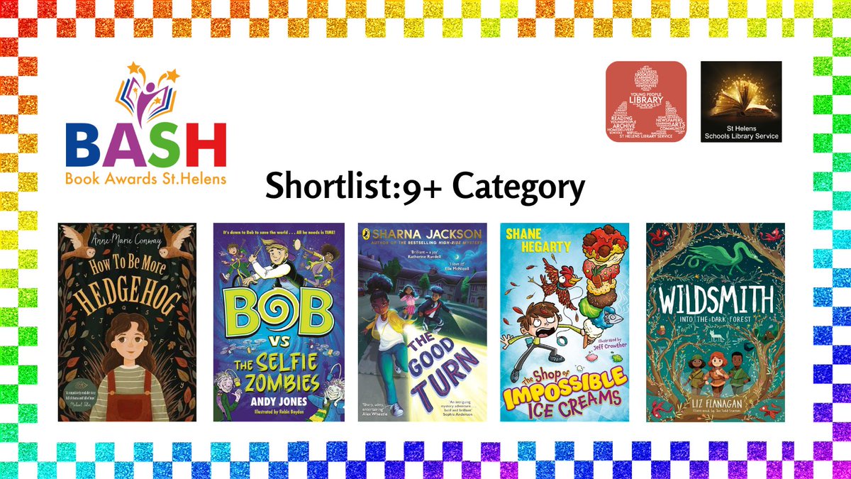 🚨 TODAY'S THE DAY... IT'S #BASH2024 WINNER DAY🚨 Our very special guest - @dan__worsley, has the honour (again) this afternoon of announcing the winner in the 9+ category for our #StHelens #SchoolsLibraryService #BooksAwards 2024. Good luck to everyone on the shortlist 🤞