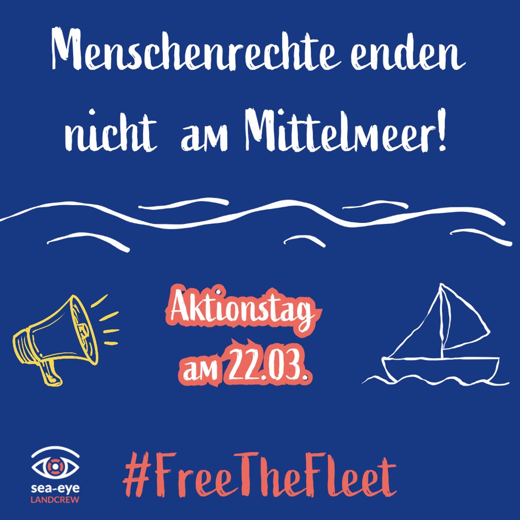 Demo am 22.3.24 in München #FreeTheShips @seaeyeorg @_Seebruecke_ @seawatchcrew @soshumanity_de seebruecke-muenchen.de/2024/03/20/dem…
