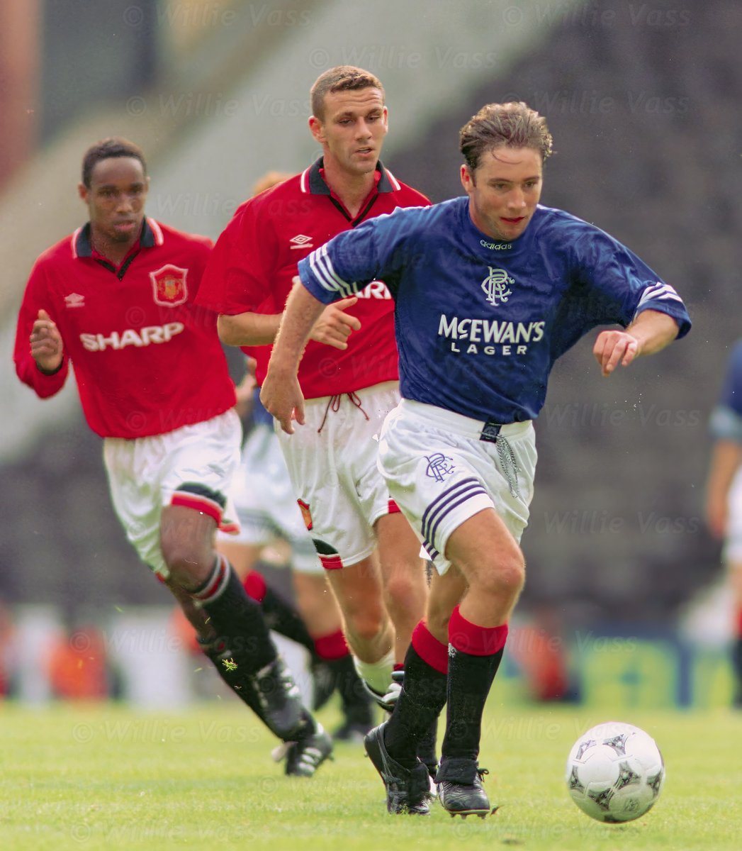 Rangers v Manchester United for pre-season brings back memories of the Ibrox International Challenge trophy in 1994. Proper strips those.