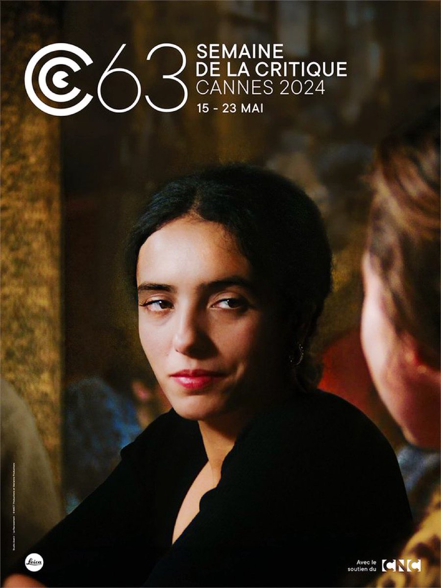 On a l’affiche de la @semainecannes pour #Cannes2024. Et elle est superbe ! Le poignant sourire de @HafsiaHerzi (à Nina Meurisse), dans «Le Ravissement», le beau premier long métrage d’Iris Kaltenbäck, un des pépites de la sélection de @AvaCahen et son comité à la #SDLC2023