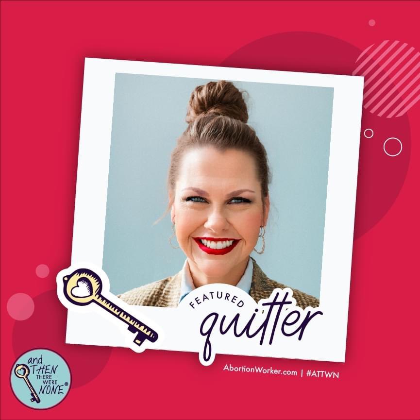 Meet our Quitter of the Month for March, Jackie! While working at an abortion facility, Jackie found that women were more willing to make the choice to be mothers when supported.
Read her story to find out how she got there and why she left ---> abortionworker.com/abortion-indus…