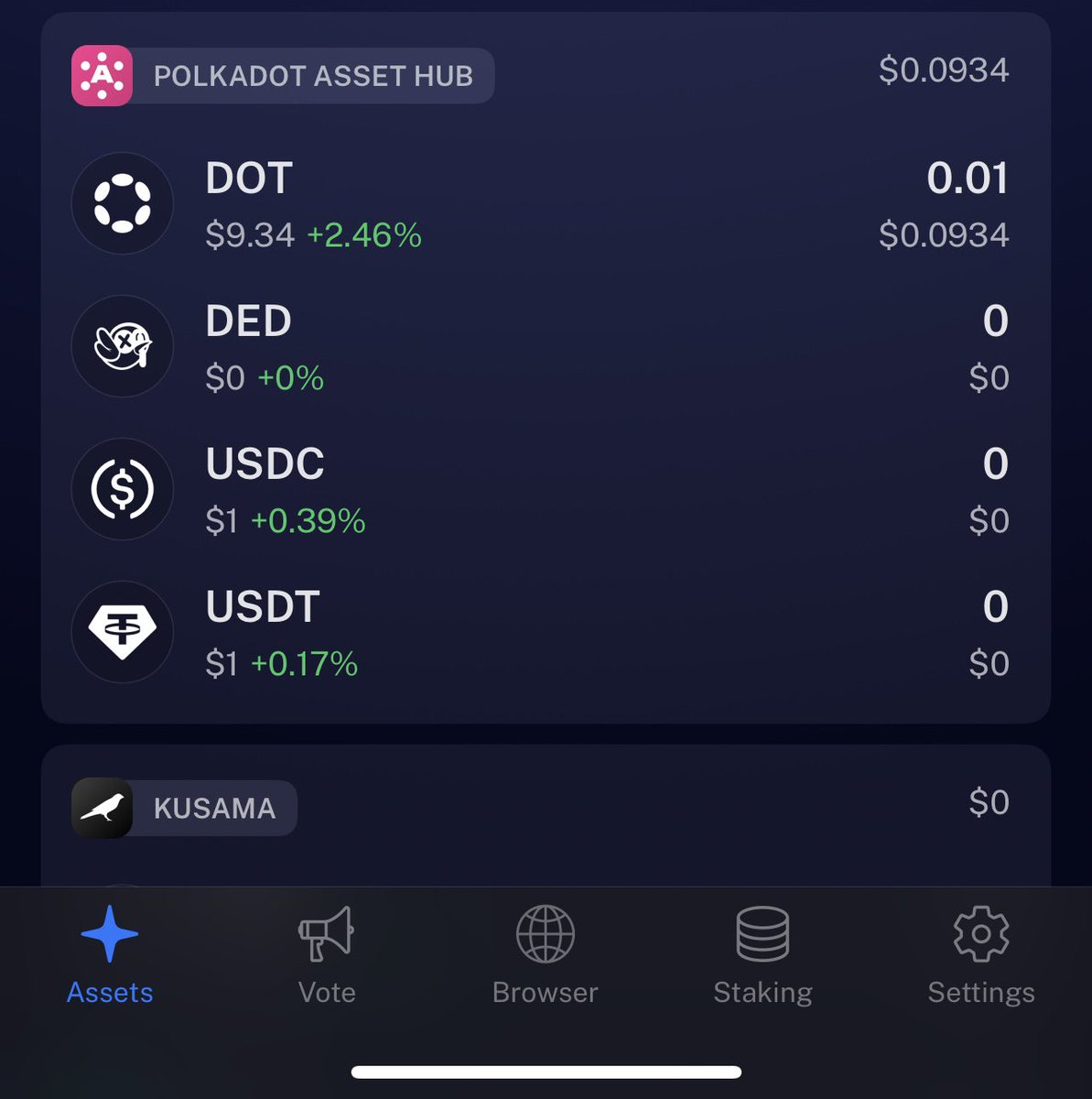 failsafe94's tweet photo. @dotisded @Polkadot @NovaWalletApp 👀👀👀 it’s happening https://t.co/990IfSiMEr
