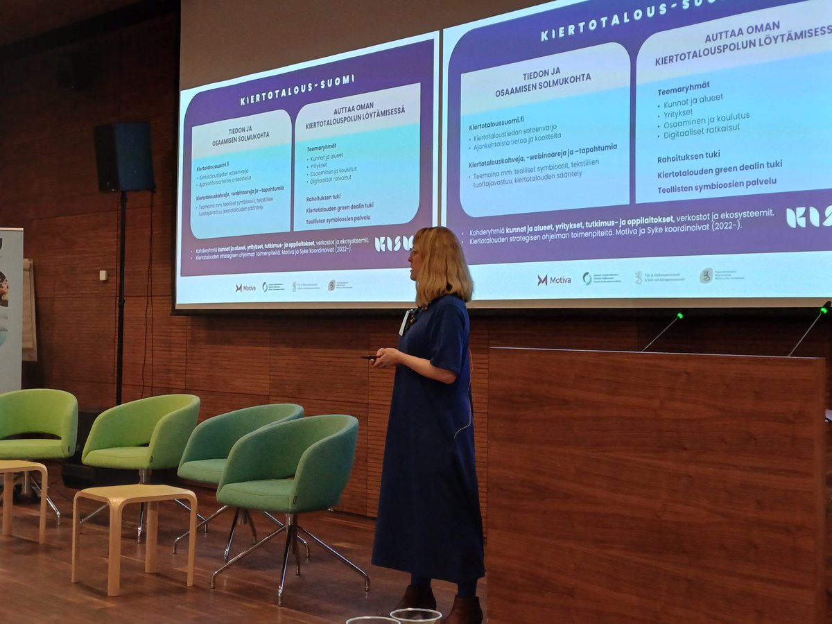 <a href="/OkariinaRauta/">Okariina Rauta</a> kertoo KiSun toiminnasta kunnille ja alueille #Kestäväkuntatyö -seminaarissa. Esimerkiksi seuraavaan Kunnat ja alueet -teemaryhmän tapaamiseen 25.3. voi ilmoittautua tästä linkistä: kiertotaloussuomi.fi/tapahtuma/kier…
#kestävyys #kunnat #kuntaverkostot #yhteistyö #kiertotalous