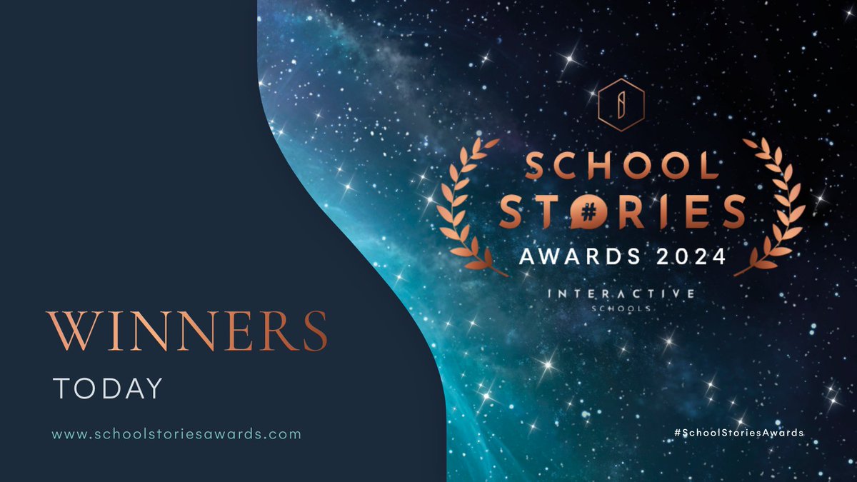 The #SchoolStoriesAwards24 Ceremony Livestream is today! 🏆✨ Get ready for THE event of the year, celebrating authentic, creative and unique storytelling. Join online at 5pm (GMT) today ➡️ schoolbyt.es/3x39P9C and follow @intSchools for live updates! #InspiringSchools🌟