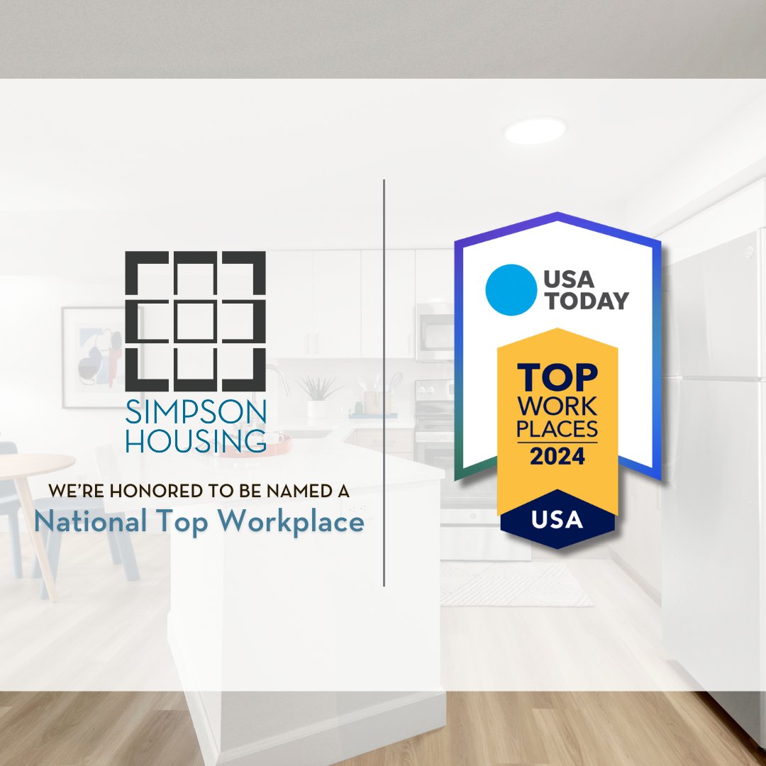 Simpson Housing is proud to announce we have been named a 2024 Top Workplace by USA Today! We're very humbled by this as the list is based solely on employee feedback gathered through a third-party survey. 

#SeattleApartments #neptuneapartments #TopWorkplaces