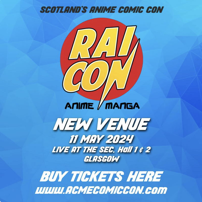 Up next! THE BIG MOVE! 

Rai Con Glows up at the SEC on May 11.
Doors open 9am - 6pm.

Come join us and tell your friends. 

⚡️tinyurl.com/56nsdp7w ⚡️
