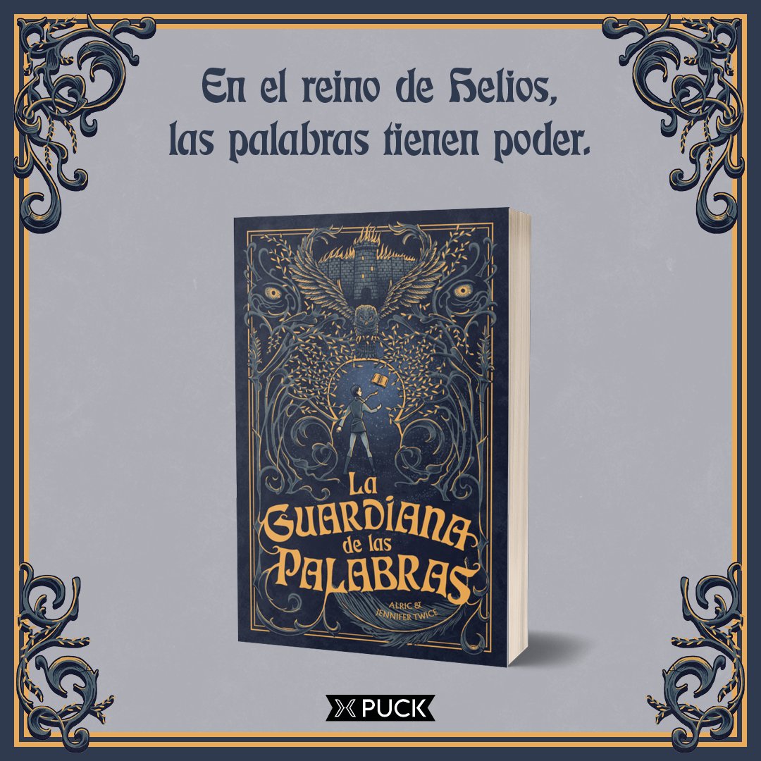 ✨Una novela de fantasía original y cautivadora llega en abril…✨
#LaGuardianaDeLasPalabras de Alric &amp; Jennifer Twice, es el primer tomo de una serie de fantasía que os sumergirá en un mundo donde las palabras tienen poder🔥.
¿Estáis listos?