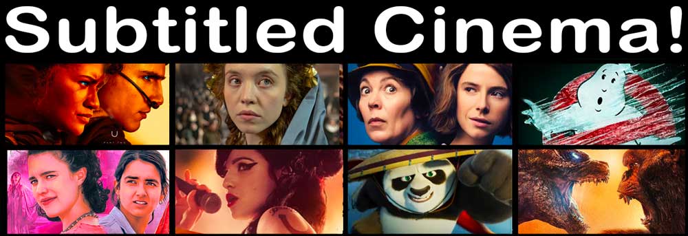 Accessible, Inclusive Subtitled/Captioned Cinema! Dune Part Two, Immaculate, Godzilla x Kong, Amy Winehouse Back to Black, Monkey Man, Imaginary, Ghostbusters, Kung Fu Panda, Bob Marley, Drive Away Dolls, Oppenheimer, Seize them! & more! Screenings: YourLocalCinema.com
