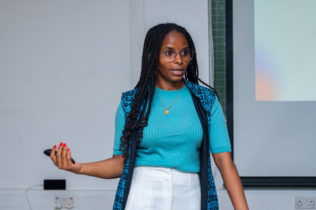 In the esteemed role of facilitator, Dr. Jackline Ngowi, a recognized expert in her field, is currently imparting her knowledge and insights to the assembled research workshop attendees. 

#18winandlearnEvent #ResearchWorkshop