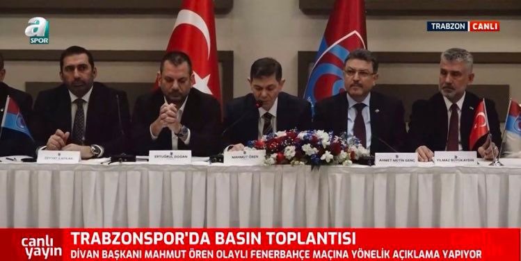 Trabzonspor basın toplantısı masasında:

- AKP Trabzon Büyükşehir Belediye Başkan Adayı Ahmet Metin Genç,

- AKP Trabzon Milletvekili Yılmaz BÜYÜKAYDIN bulunuyor.

SENELERDİR CAMİAMIZ ÖTEKELEŞTİRİLDİ CB'YE TEK LAF ETMEDİK!

Artık yeter! 

#spordasiyasetistemiyoruz