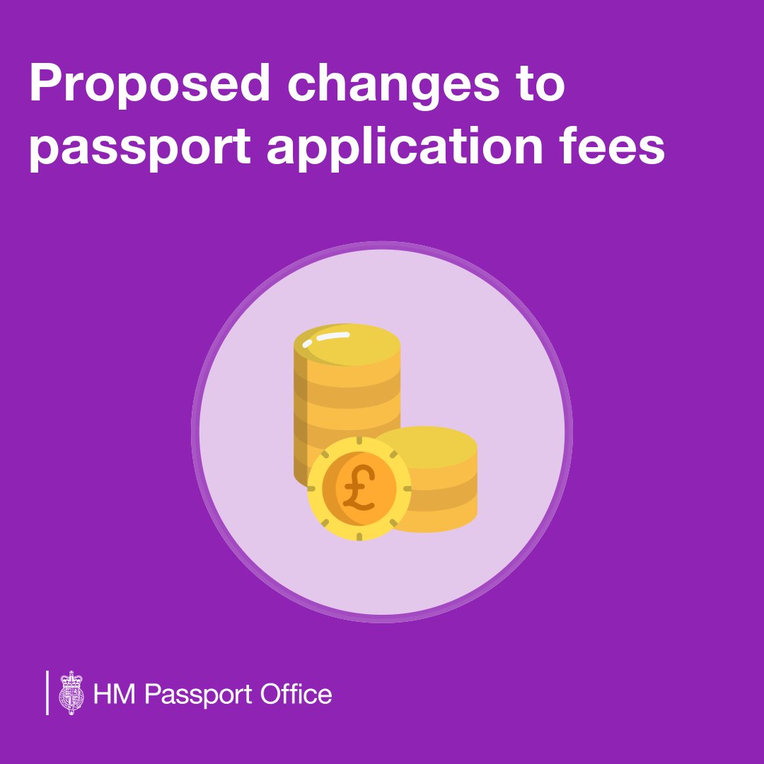 Fees for British passport applications are set to change from 11 April 2024. ↪️ Find out more at gov.uk/government/new…