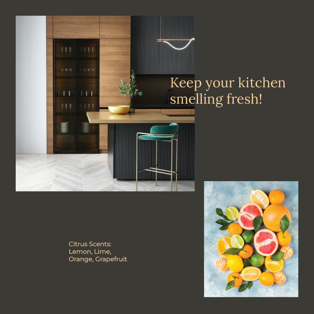 Invigorate your kitchen with the light and refreshing scent of citrus. What other kitchen scents do you like to rotate through?
Sonja Costner, PA #TampaDreamHomes