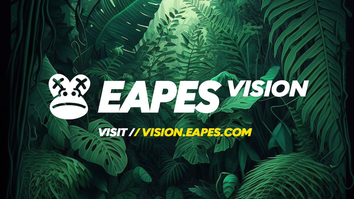 Hi EAPES Tribe 🦍

Today marks the start of a thrilling new chapter for EAPES and our community 🚀

Dive into the future with us! Our Vision website is live, offering a dynamic peek into what lies ahead 👀

Visit vision.eapes.com today!

1/3

#EAPES #EGLD <a href="/MultiversX/">Multiversᕽ</a>