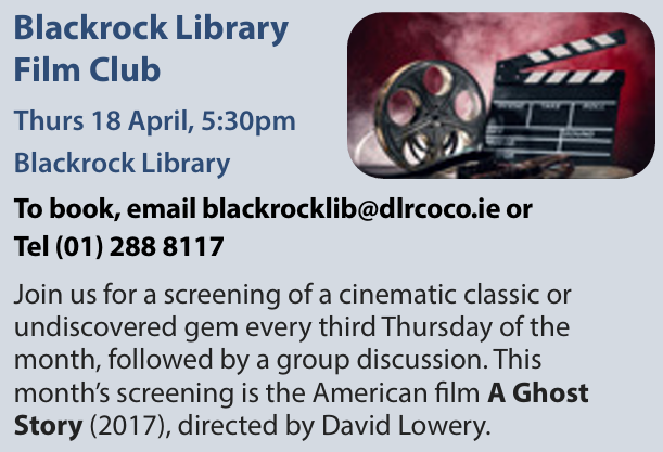 Interested in movies and seeing them from a new perspective? Book now - see details below @TheBlackrock_ @ravenbooks @SmurfitSchool @BlackrockFEI @CommunityDLR @Iloveblackrock