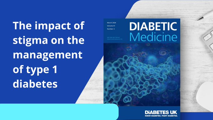 A recently published systematic review highlights that people with type 1 diabetes are negatively affected by stigma, irrespective of their age, gender, culture, or use of diabetes technology.

Read the systematic review 📄ow.ly/vyRN50QHR6Z