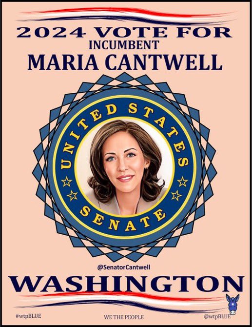 #wtpBLUE         #wtpGOTV2024 
#DemVoice1        #ONEV1 

Maria Cantwell (D) Wash;

“Last week was #EqualPayDay, a reminder that even in 2024, women working full time are still only paid $0.84 for every dollar paid to a man.
Every American deserves equal pay for equal work. It’s…