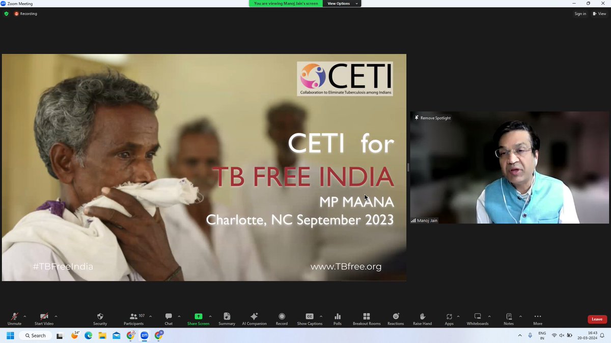 tbfreeorg's tweet photo. CETI Organised a virtual sensitisation workshop "TB Per Charcha" for Community Health Officers of Health and Wellenss Centers of #Dhar on #Tuberculosis elimination . A total of 152 #CHOs connected in the workshop. 

#EndTB 

https://t.co/vCWUmOWsFF https://t.co/QvkuxBZ2n1