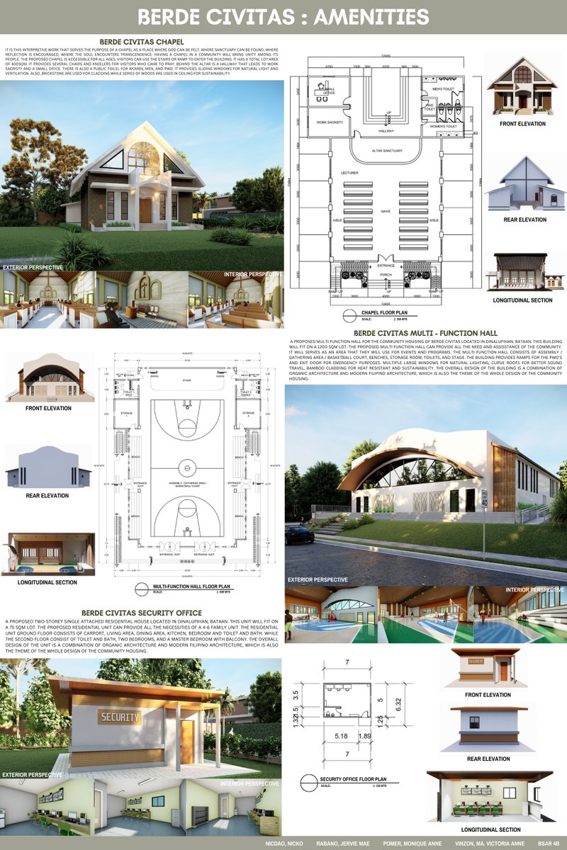 ThoughtsArki's tweet photo. BERDE CIVITAS - A Proposed Sustainable Community Housing

TOP 1 - BEST GROUP MIDTERM PLATE
Architectural Design 7 - Community Planning and Urban Design

Autocad | Sketch Up | Lumion  | Canva https://t.co/wXyIGgo8jL