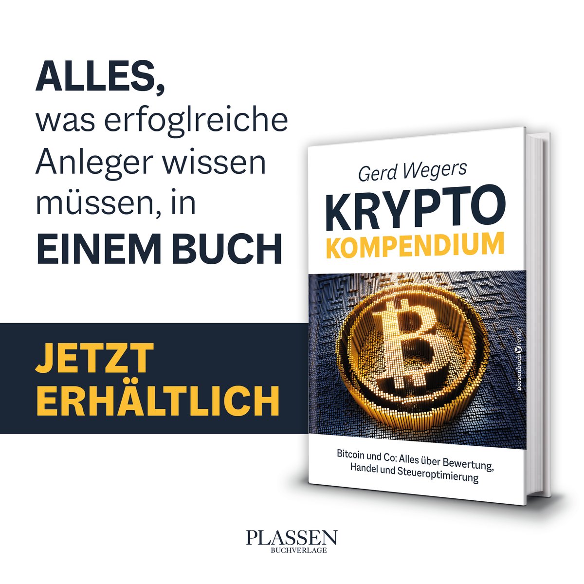 Um Bitcoin und Co. kommt momentan niemand herum, trotzdem bleiben Fragen offen: Woher weiß man, in welche Kryptowährung man investieren sollte? Wie ist das mit den Steuern? Etc.

Die Antworten findet Ihr in  "Gerd Wegers Krypto-Kompendium".

Hier lesen: ow.ly/OhB650QXsRA✅