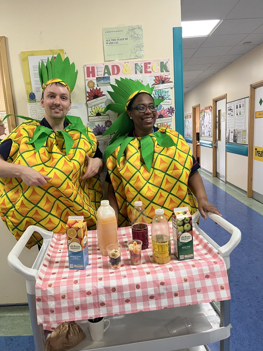 Better late than never ,nutrition and hygiene week the pineapples multiplied this year 🍍🍍<a href="/MiriamMutize/">Miriam Mutize</a> <a href="/NUHSurgery/">NUH Surgery and Associated Services</a> <a href="/RebsMc1/">.</a> <a href="/CrueJames/">Crue James</a> <a href="/laurenghoare/">Lauren Hoare</a> <a href="/NUHSurgery/">NUH Surgery and Associated Services</a>