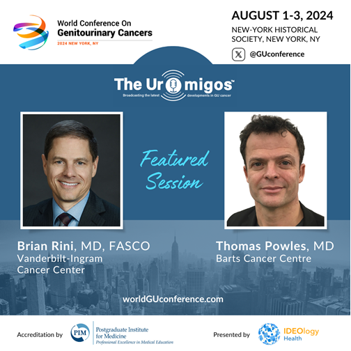 brian_rini's tweet photo. Join us at the 2024 World Conference on GU cancers in New York this August. We look forward to hosting a Featured Session at this 2-day CE meeting and sharing the stage with world-renowned thought leaders. Register at: https://t.co/h9cAZ8hRH0 @GUconference #WorldGU24 https://t.co/CNumS4keer