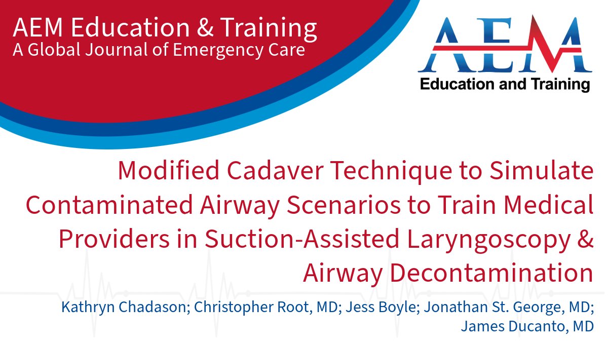 Explore two methods to simulate airway contamination in cadavers, enhancing SALAD technique training and readiness for complex cases. Read now: ow.ly/6Vss50QGbm9